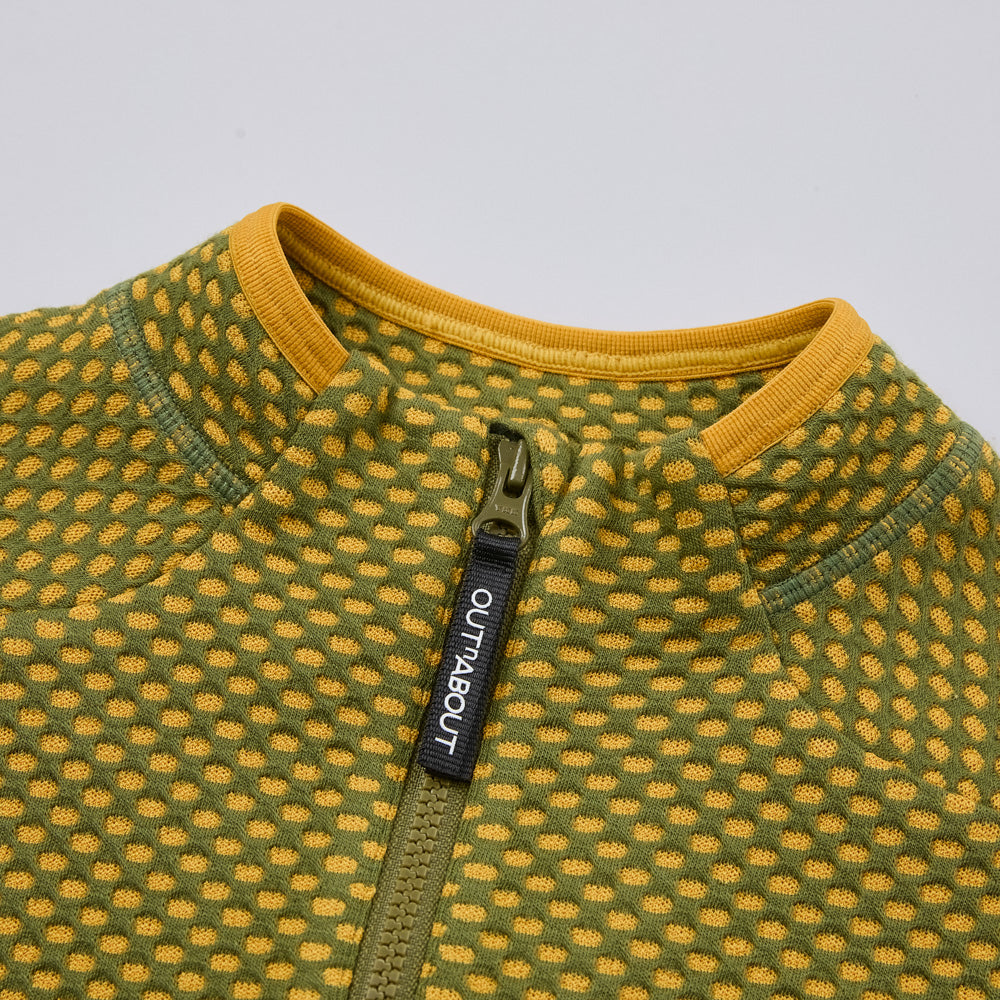 Merino Blend Stand-Collar Layering Jacket