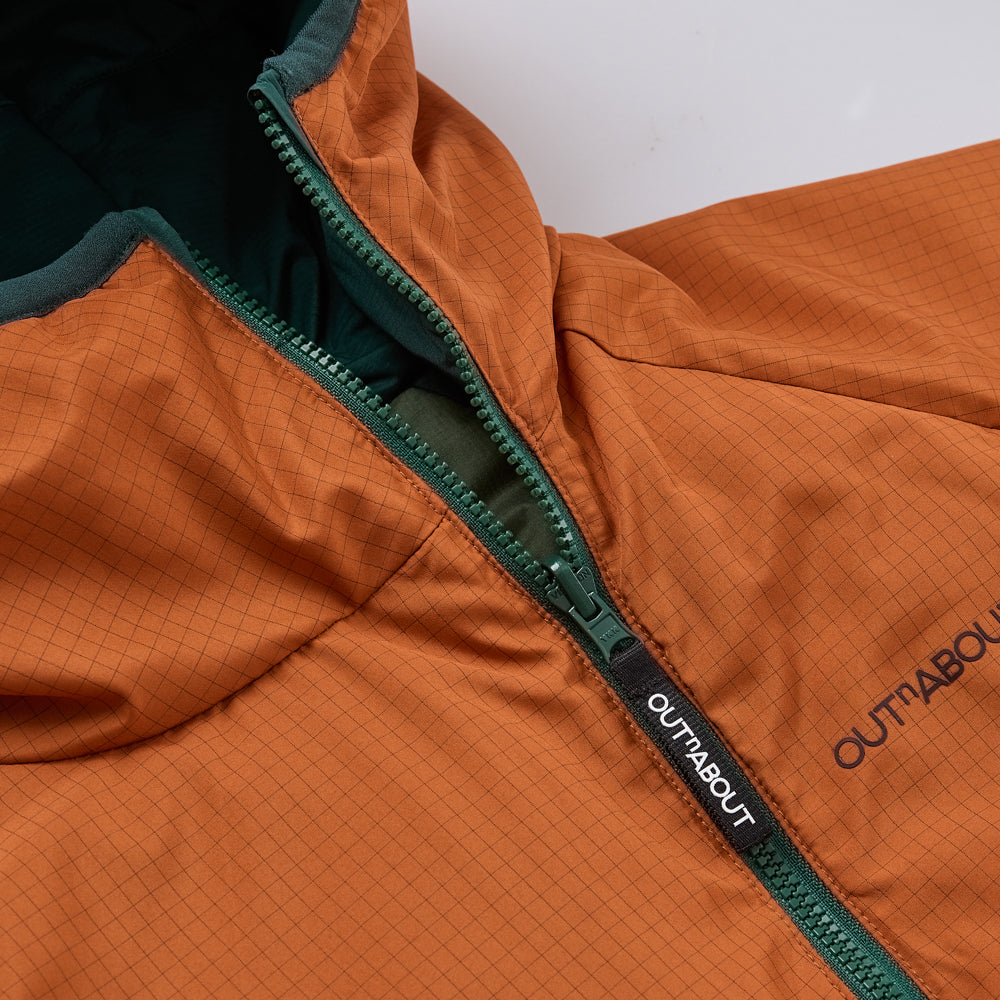 Kids Primaloft Golden Reversible Hooded Jacket