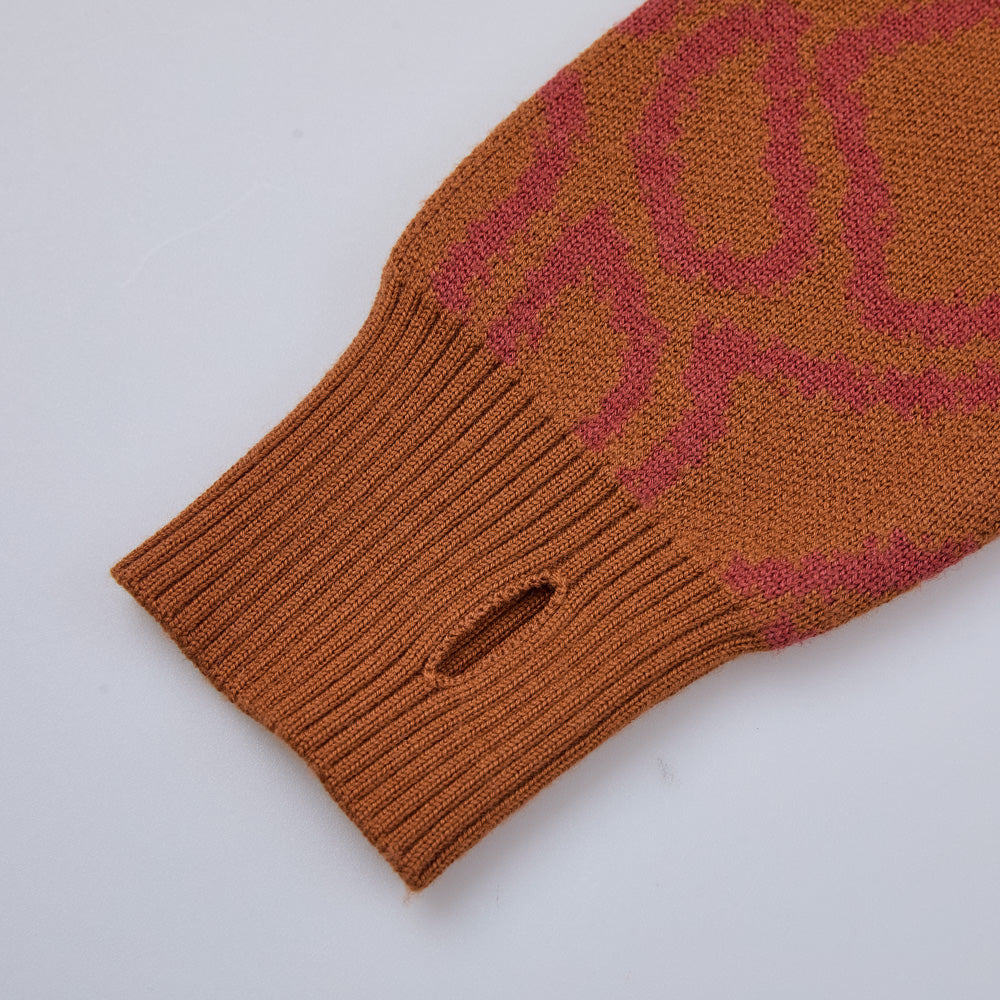 100% Merino Wool Graphic Sweater