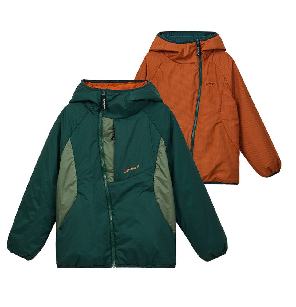 Kids Primaloft Golden Reversible Hooded Jacket