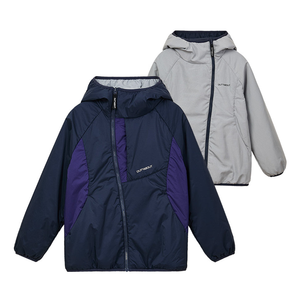 Kids Primaloft Golden Reversible Hooded Jacket
