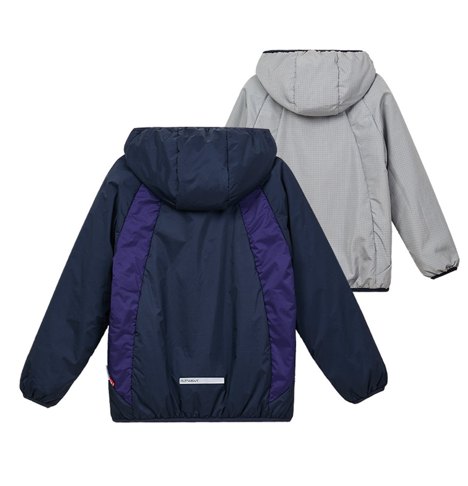 Kids Primaloft Golden Reversible Hooded Jacket