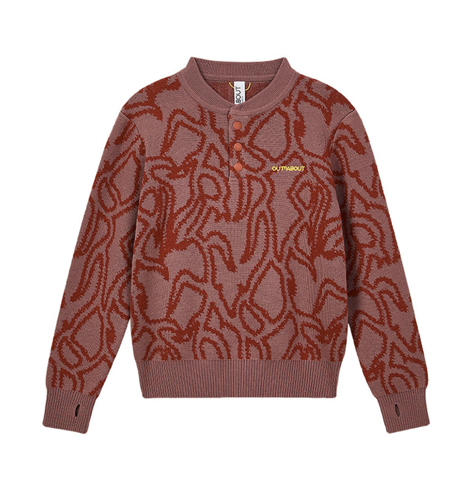 100% Merino Wool Graphic Sweater