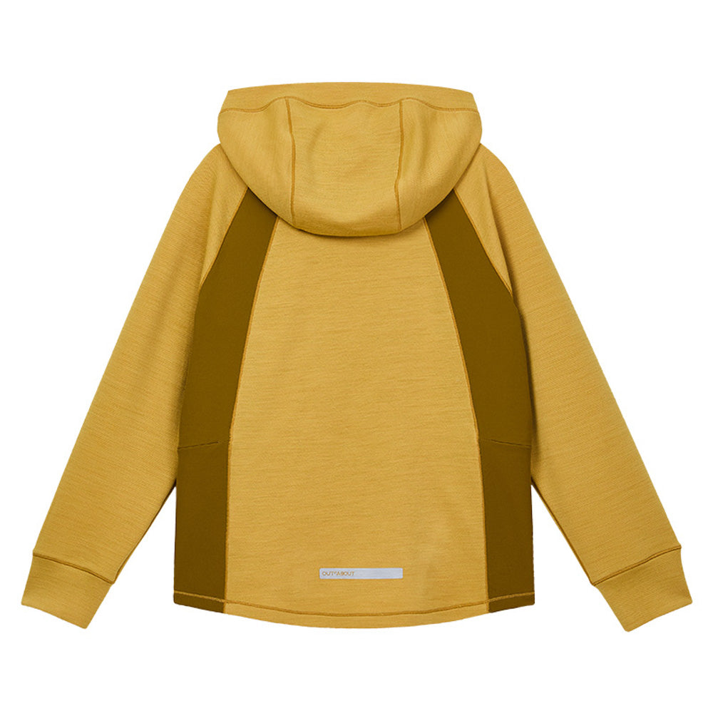 Kids Autumn Merino Wool COOLMAX Hooded Base Layer