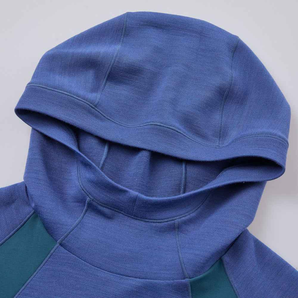 Kids Autumn Merino Wool COOLMAX Hooded Base Layer