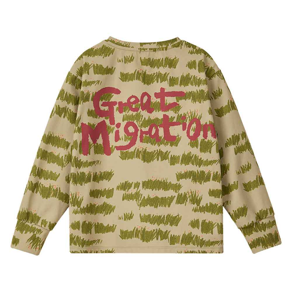 Kids Grassland Wildebeest Migration Graphic T-Shirt