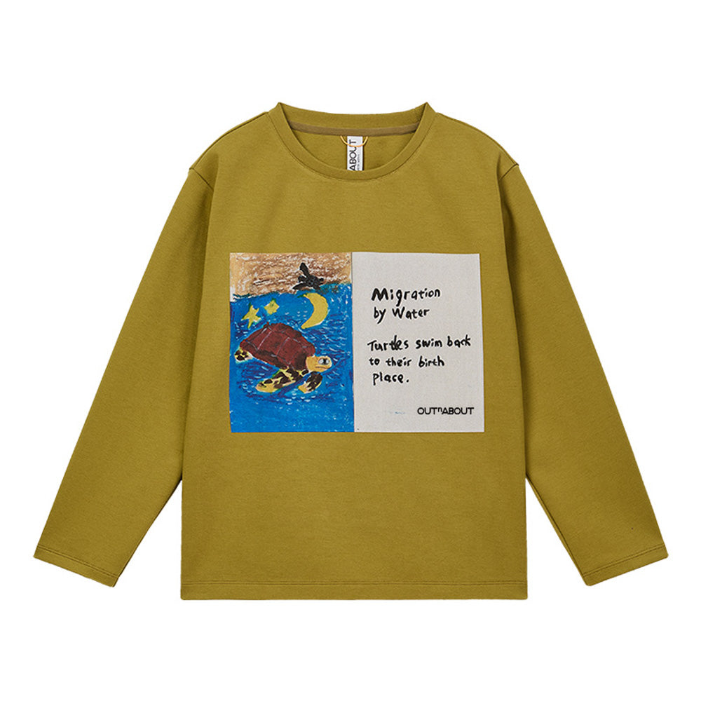 Kids Migrating Animals Graphic Sweatshirt