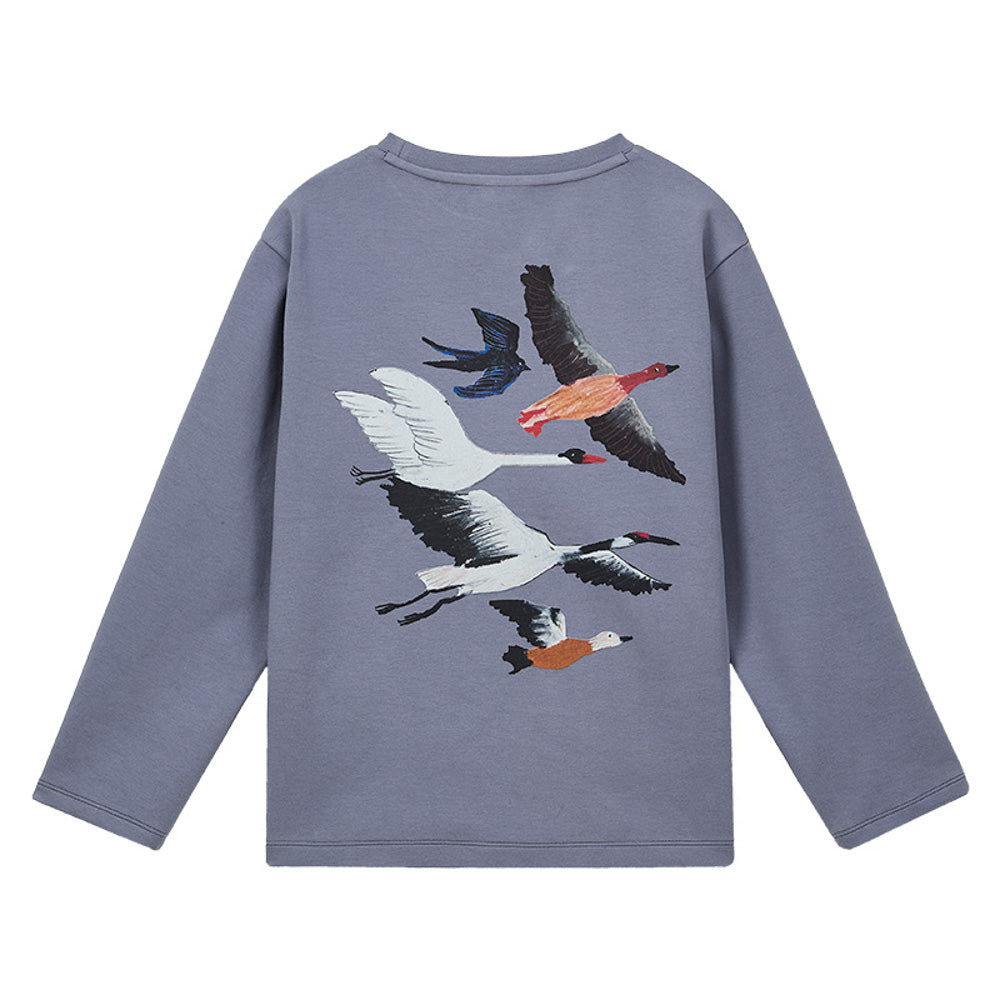 Kids Migrating Animals Graphic Sweatshirt