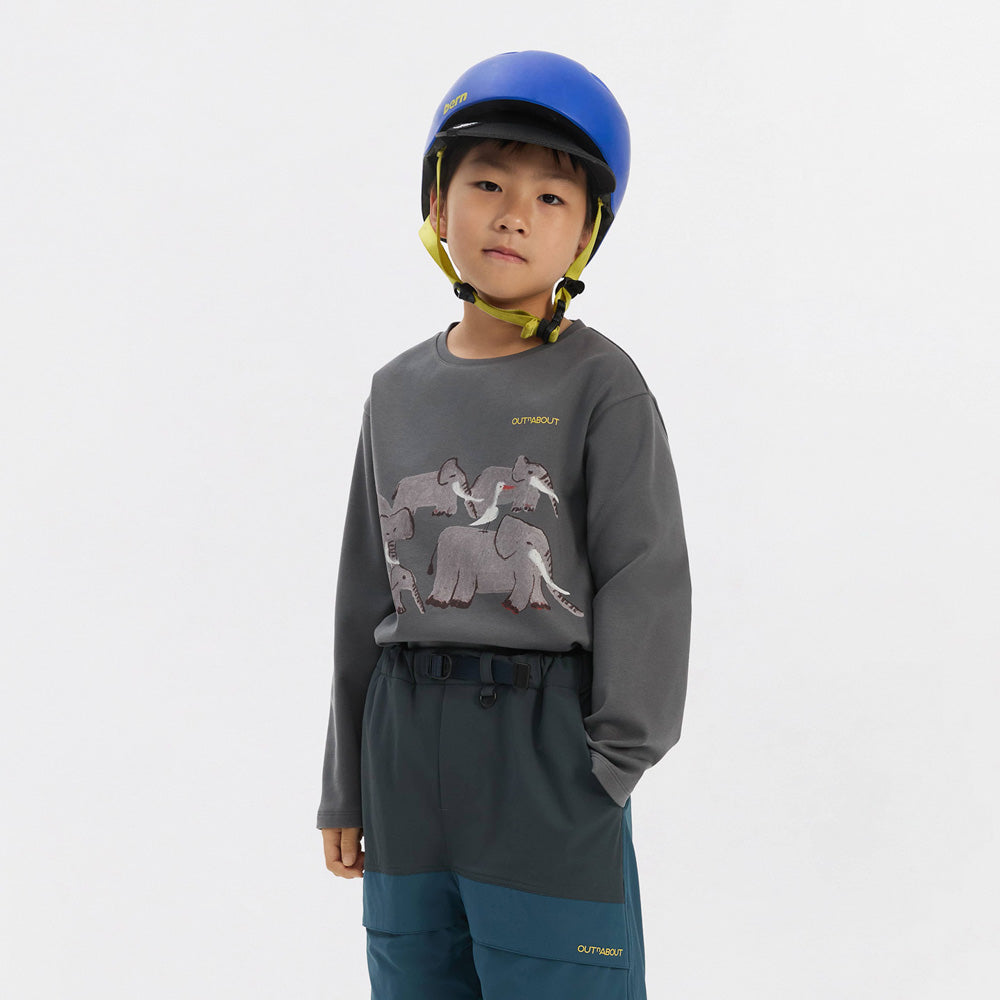 Kids Migrating Animals Graphic Sweatshirt