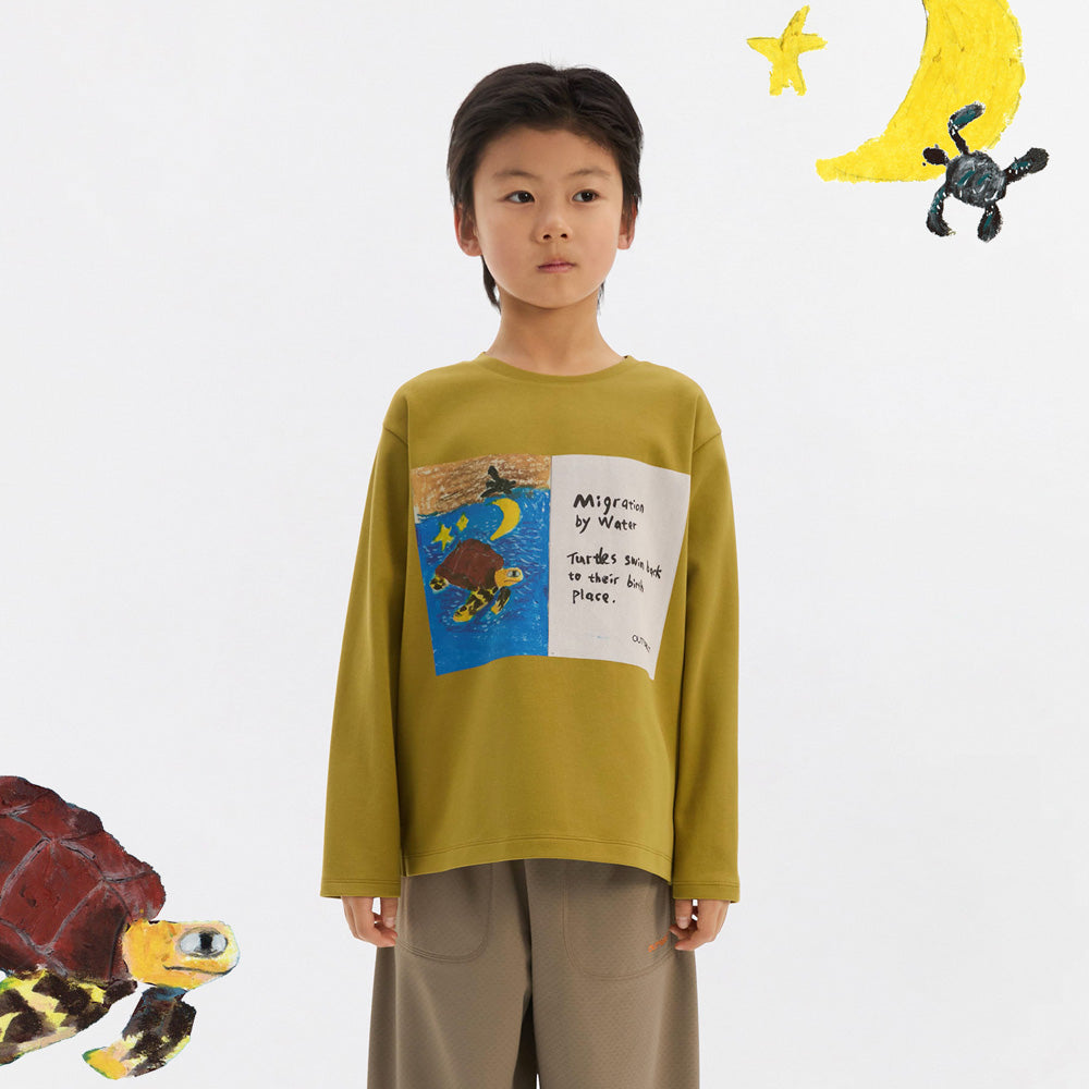 Kids Migrating Animals Graphic Sweatshirt