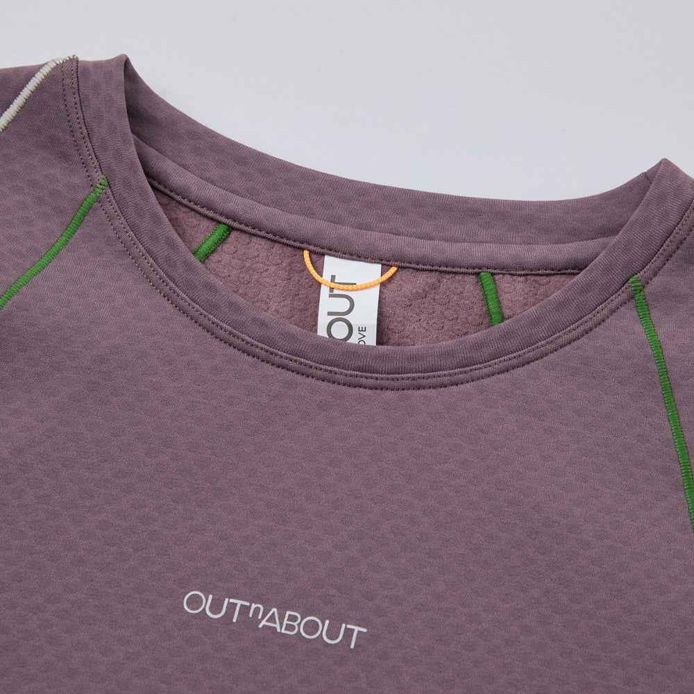 Kids Grid Fleece Sports Knit Sweatshirt