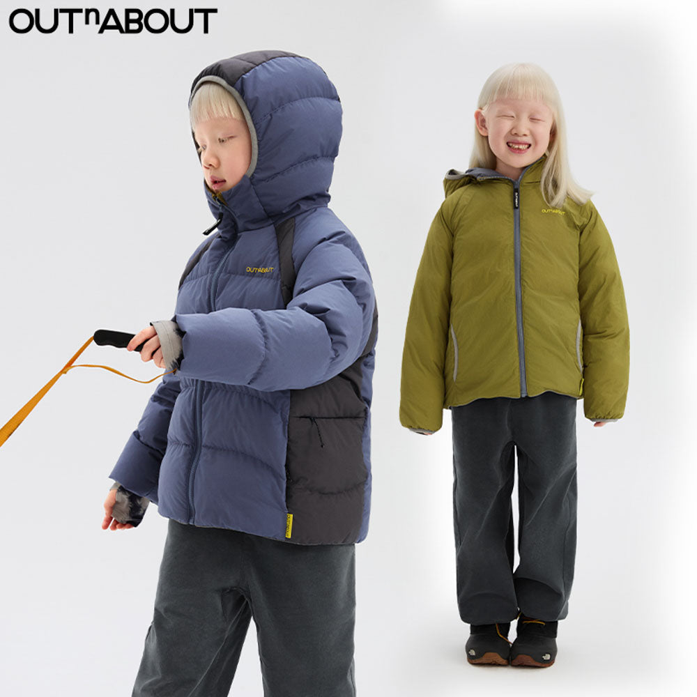 Reversible Hooded Goose Down Jacket