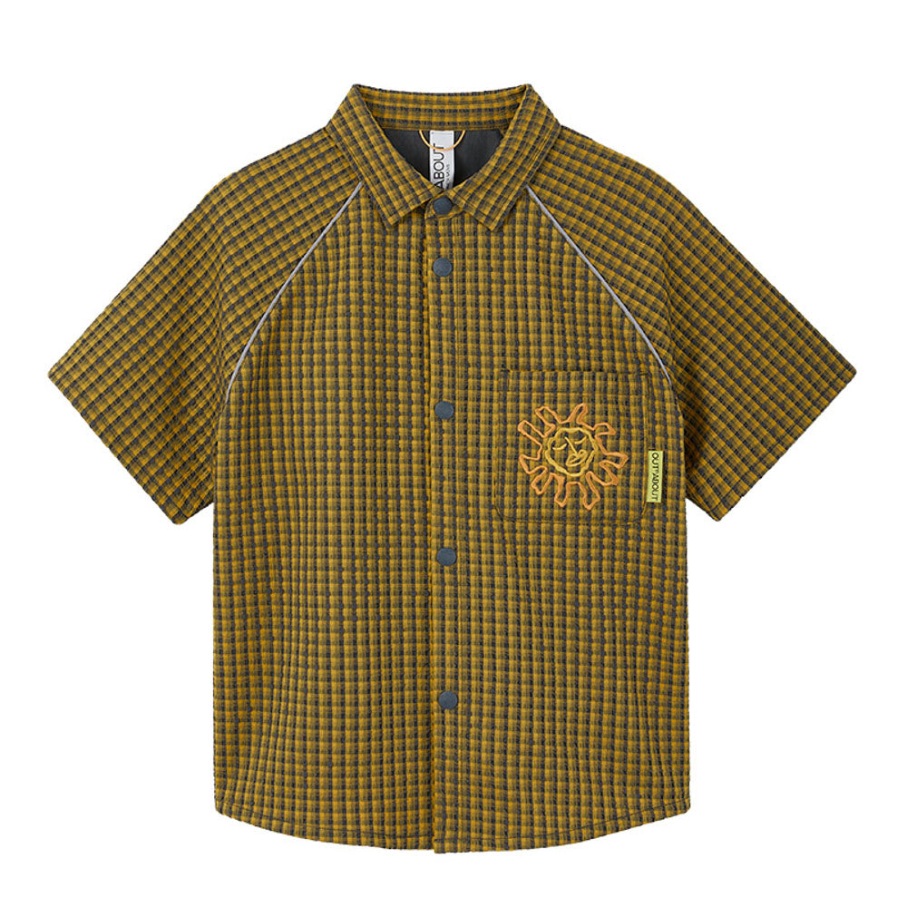 Seersucker Pattern Shirt