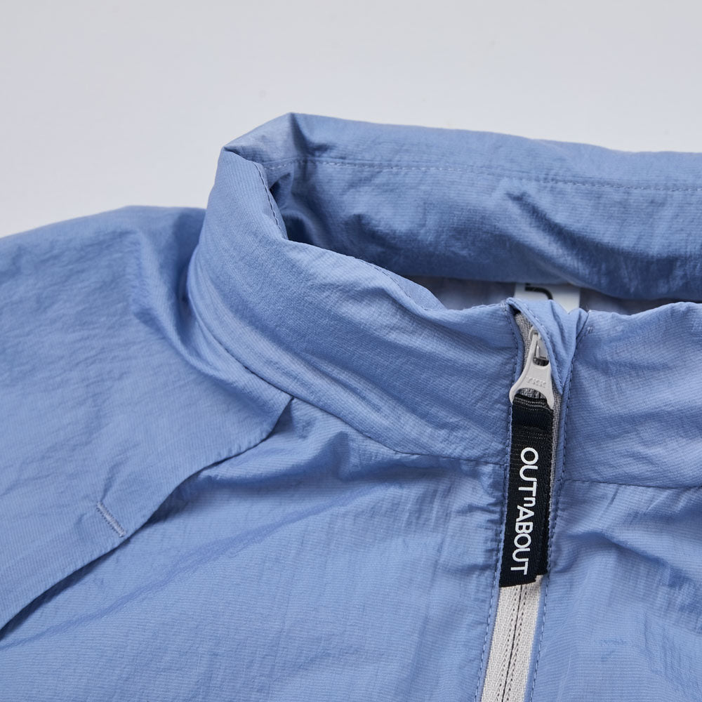 Stand Collar Coat with Stowable Hood