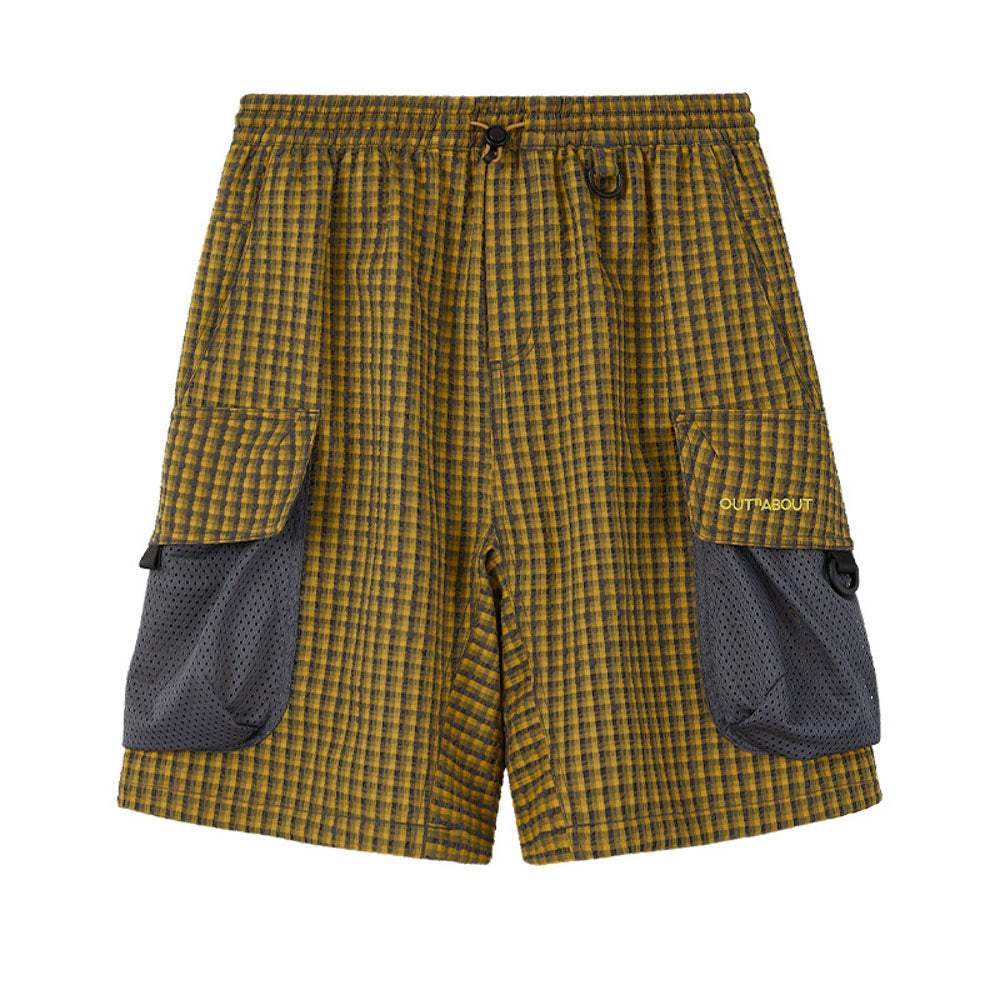 Seersucker Woven Shorts