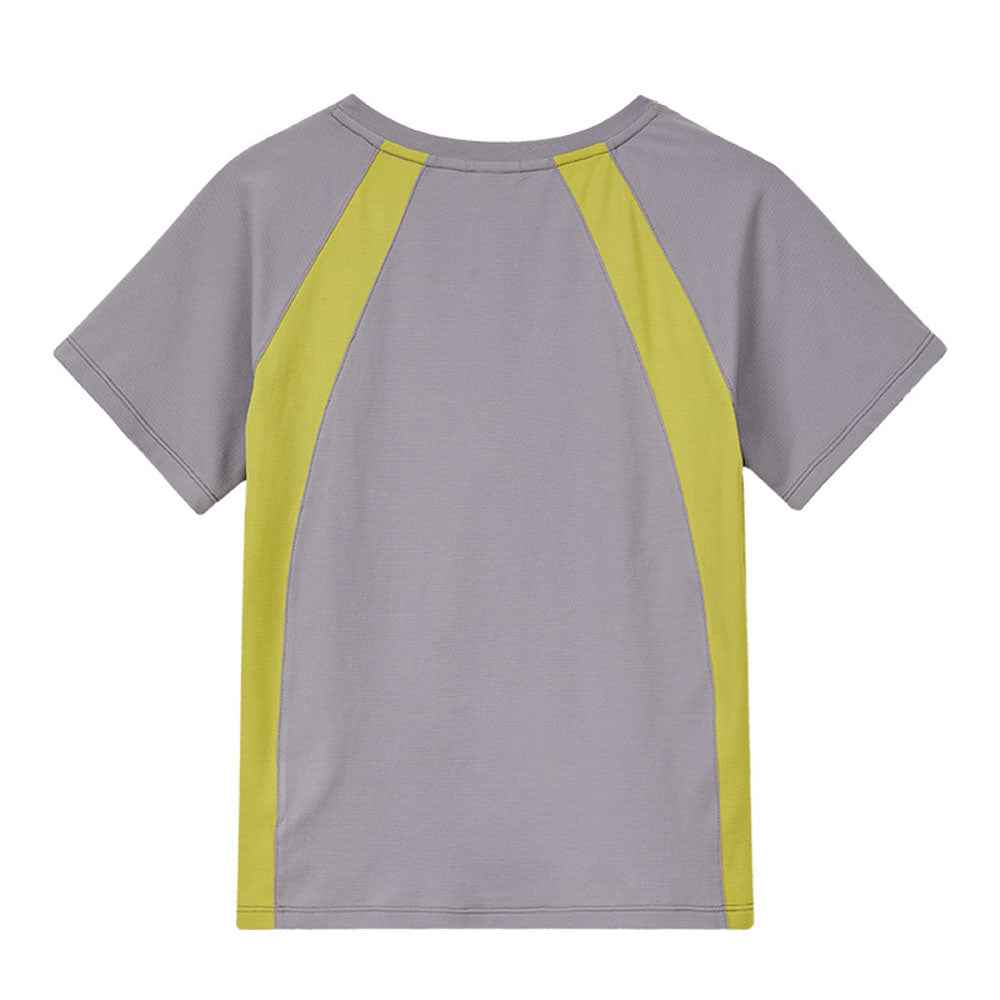Graphic Sun Protection Quick-Dry Patchwork Tee