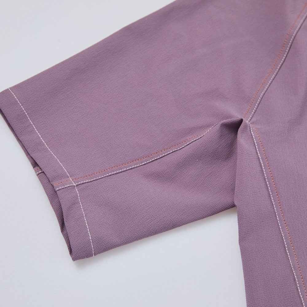 Lightweight Moisture-wicking Woven Short-Sleeve Tee