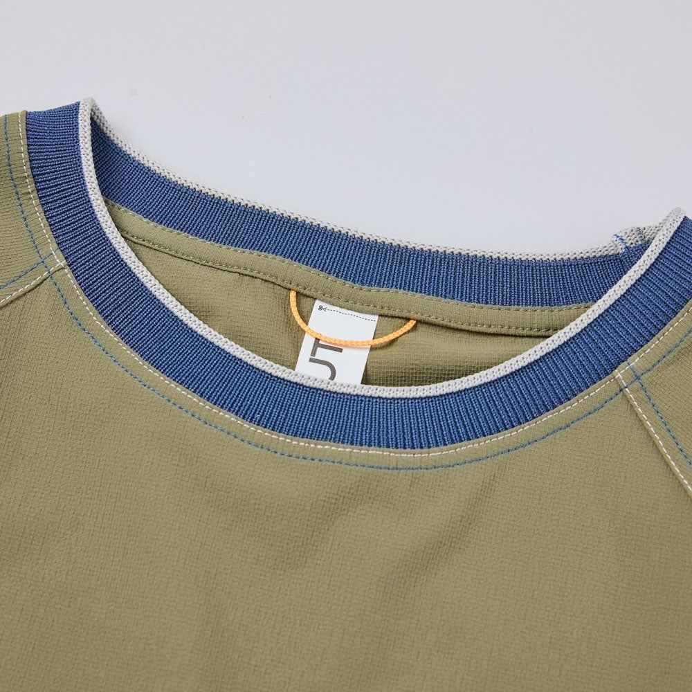 Lightweight Moisture-wicking Woven Short-Sleeve Tee