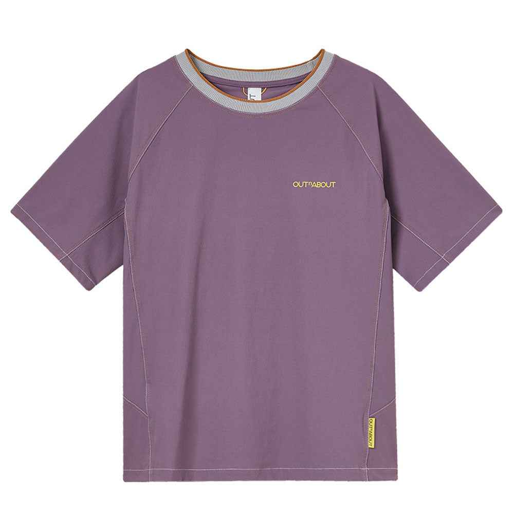 Lightweight Moisture-wicking Woven Short-Sleeve Tee
