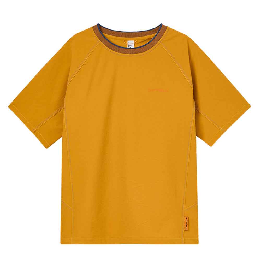 Lightweight Moisture-wicking Woven Short-Sleeve Tee