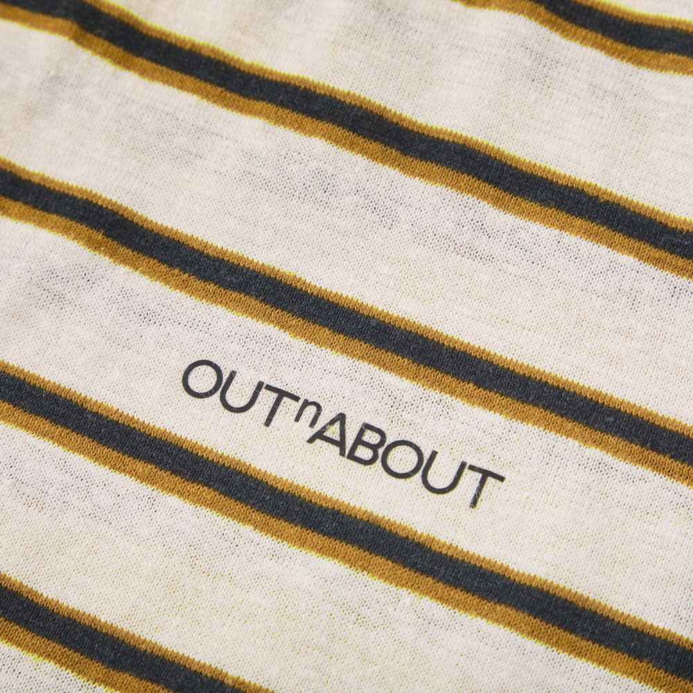 Striped Patchwork Short-Sleeve Tee