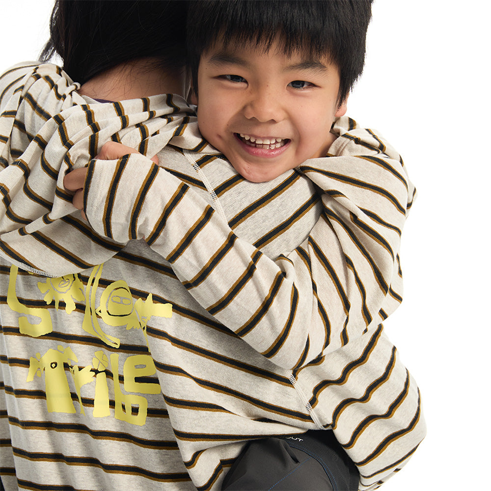Graphic Striped Hoodie