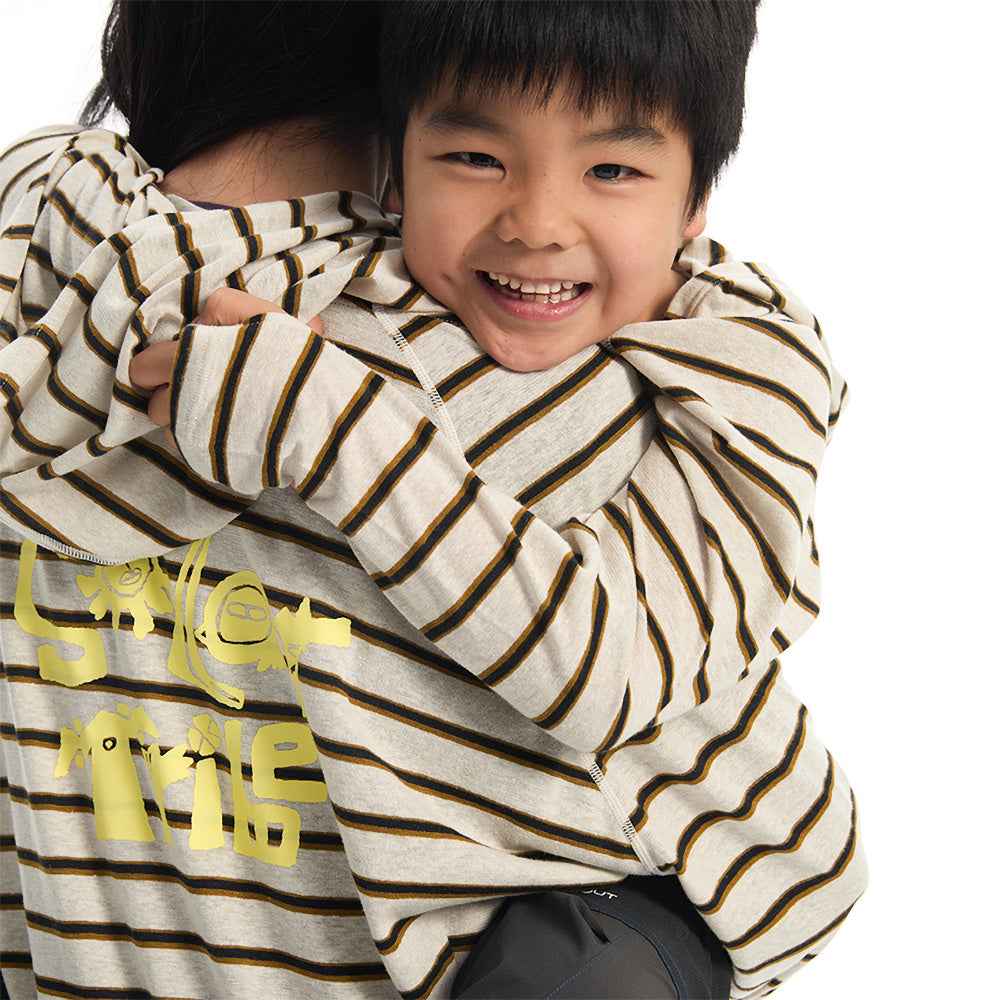 Graphic Striped Hoodie