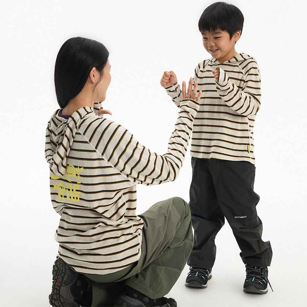 Graphic Striped Hoodie