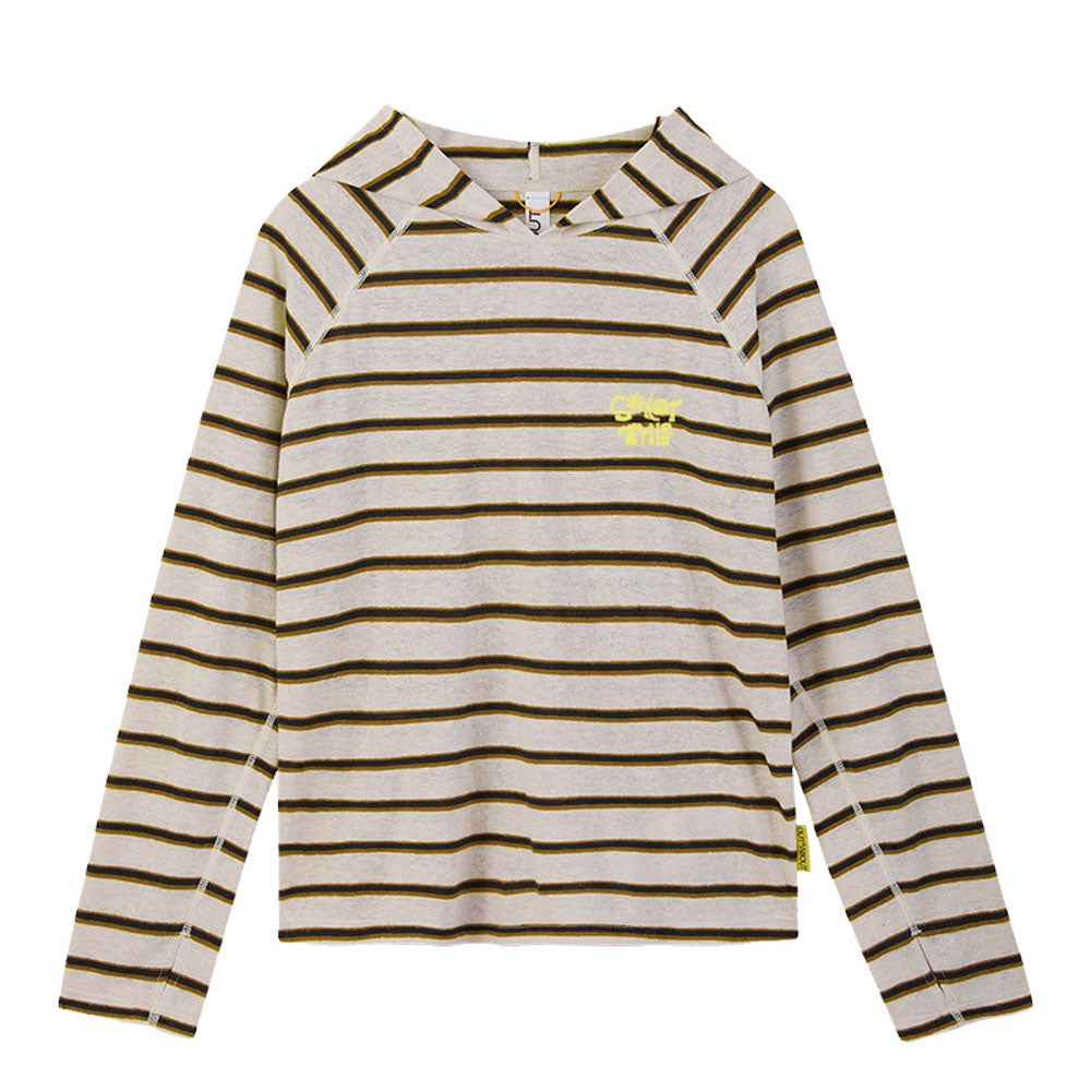 Graphic Striped Hoodie