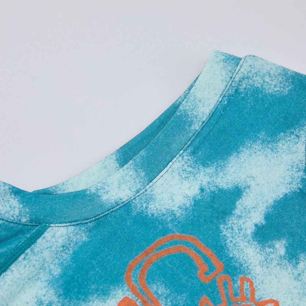 Graphic Tie-Dye Wool Vest