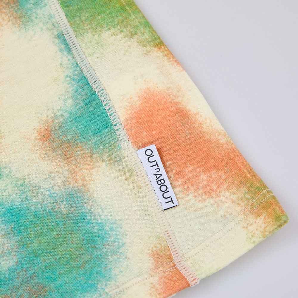 Graphic Tie-Dye Wool Vest