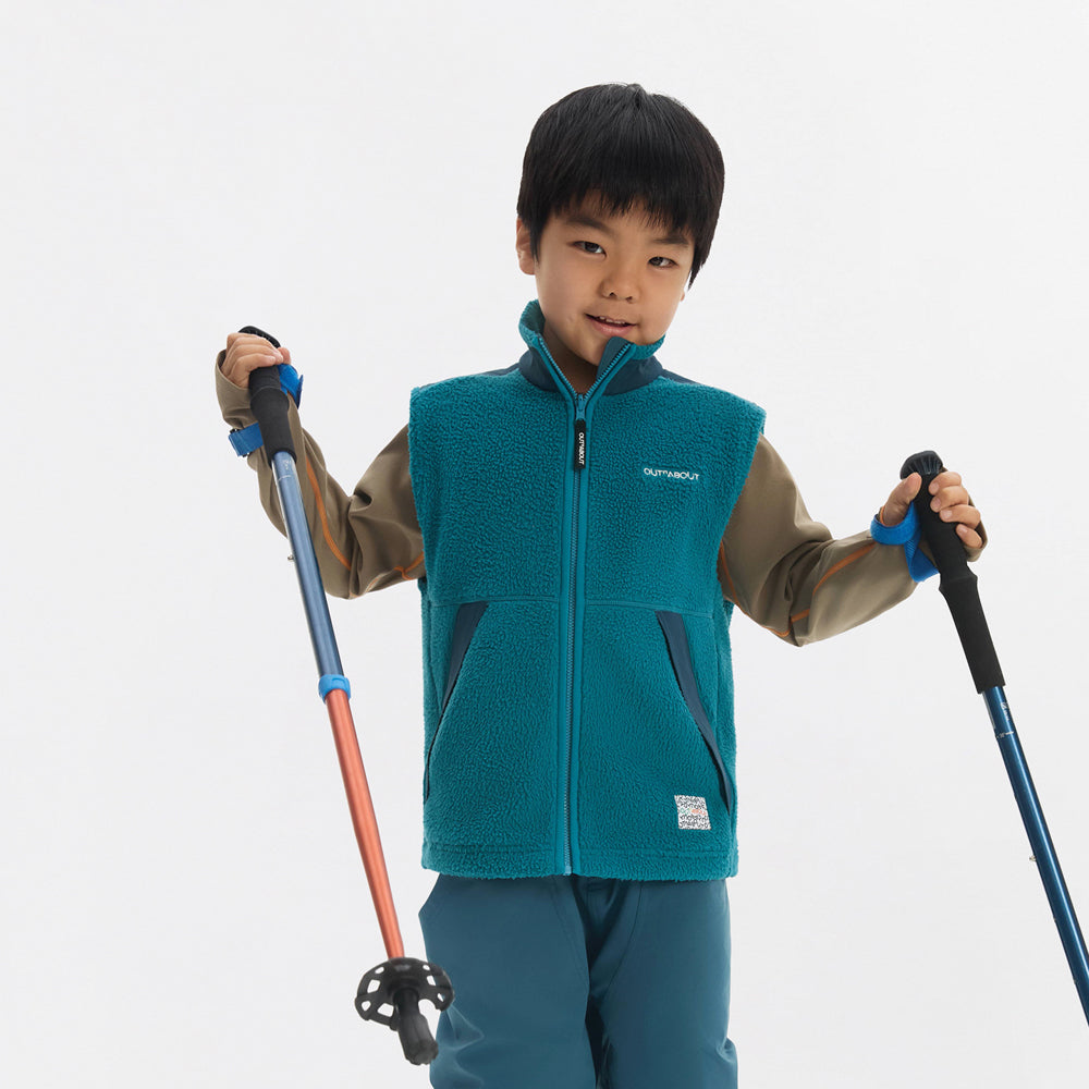 Kids Antistatic Fleece Layering Vest