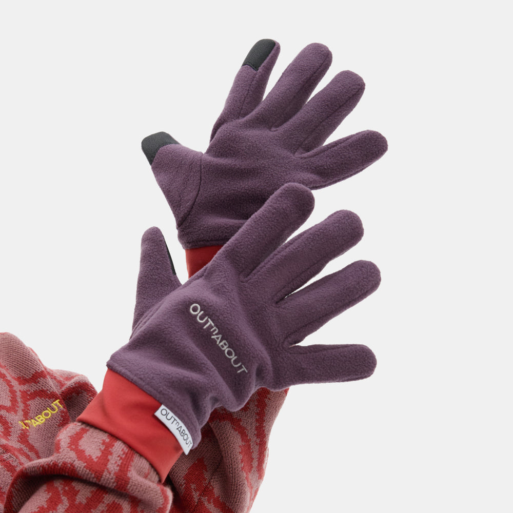 Kids Lightweight Antistatic Fleece Gloves