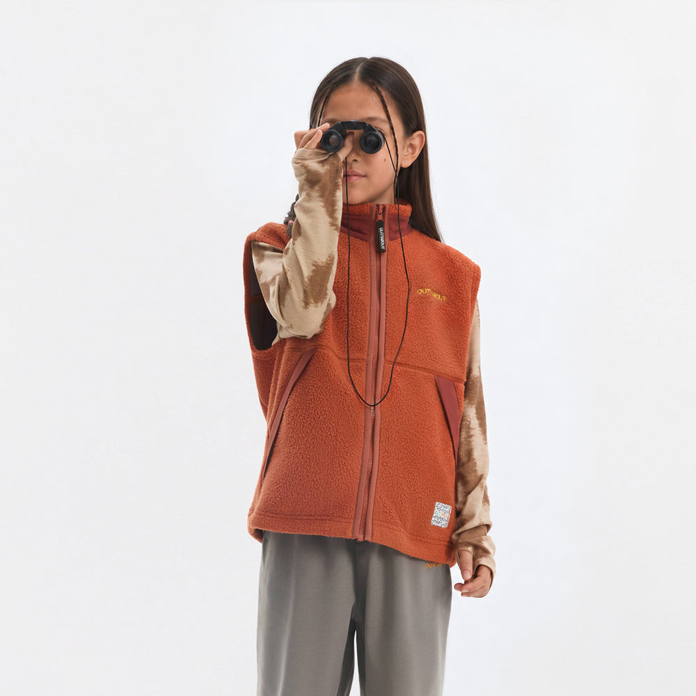 Kids Antistatic Fleece Layering Vest