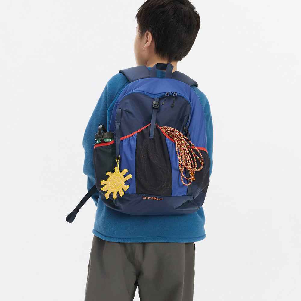 Kids 12L Expandable Hiking Backpack with Emergency Whistle