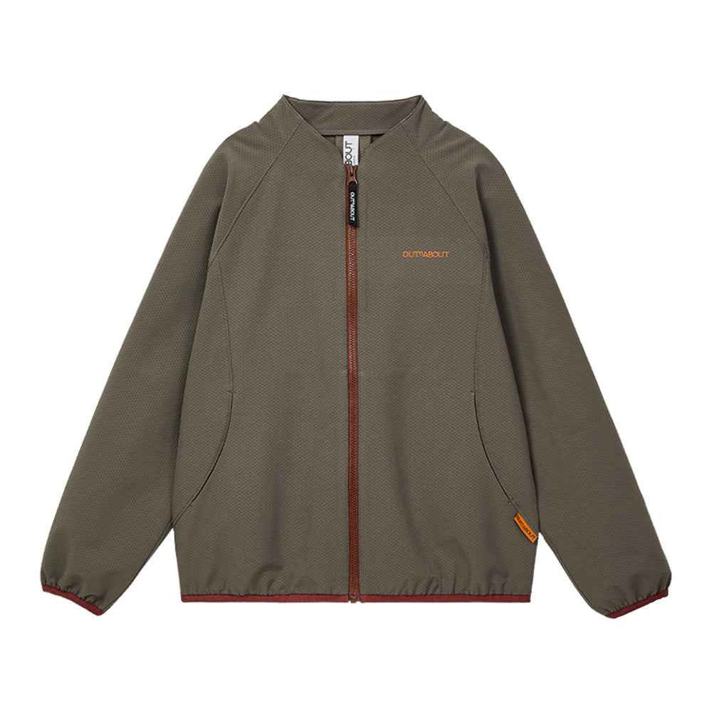 Kids Autumn Light Fleece Lined Outdoor Jacket