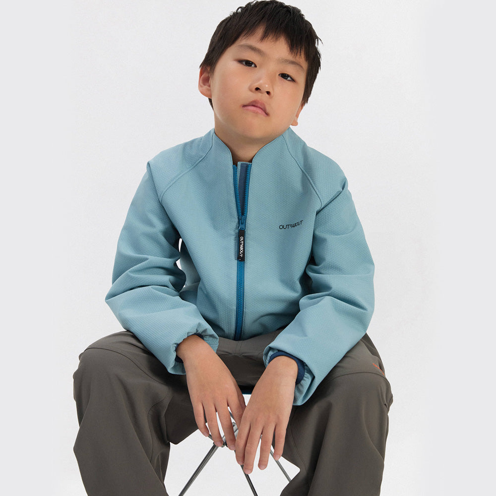 Kids Autumn Light Fleece Lined Outdoor Jacket