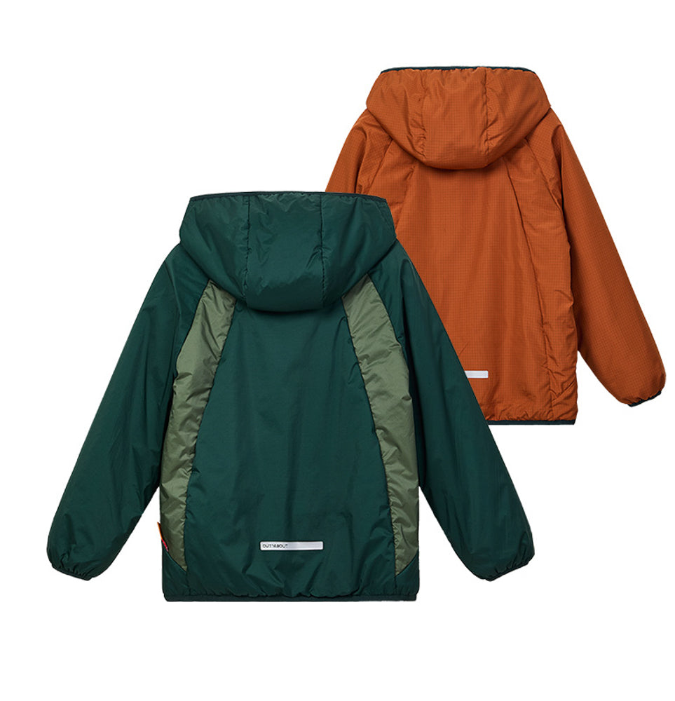 Kids Primaloft Golden Reversible Hooded Jacket