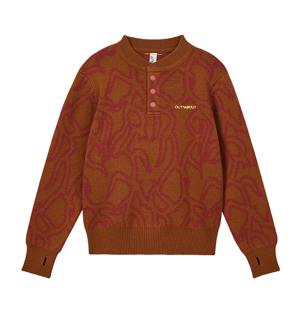 100% Merino Wool Graphic Sweater