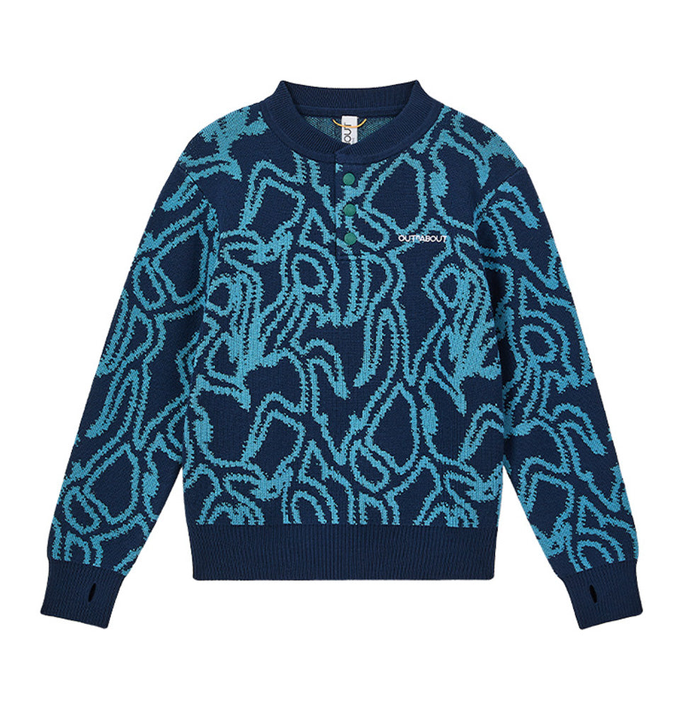 100% Merino Wool Graphic Sweater