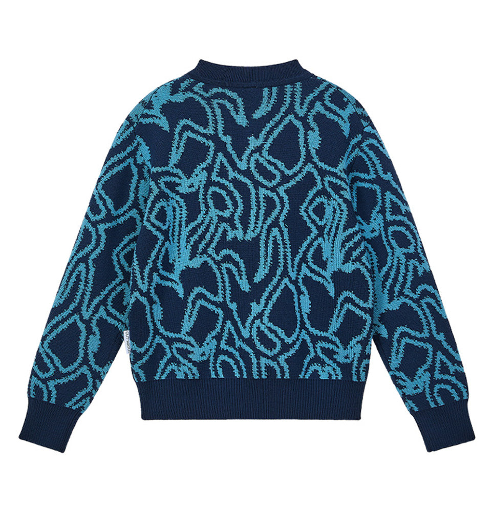 100% Merino Wool Graphic Sweater