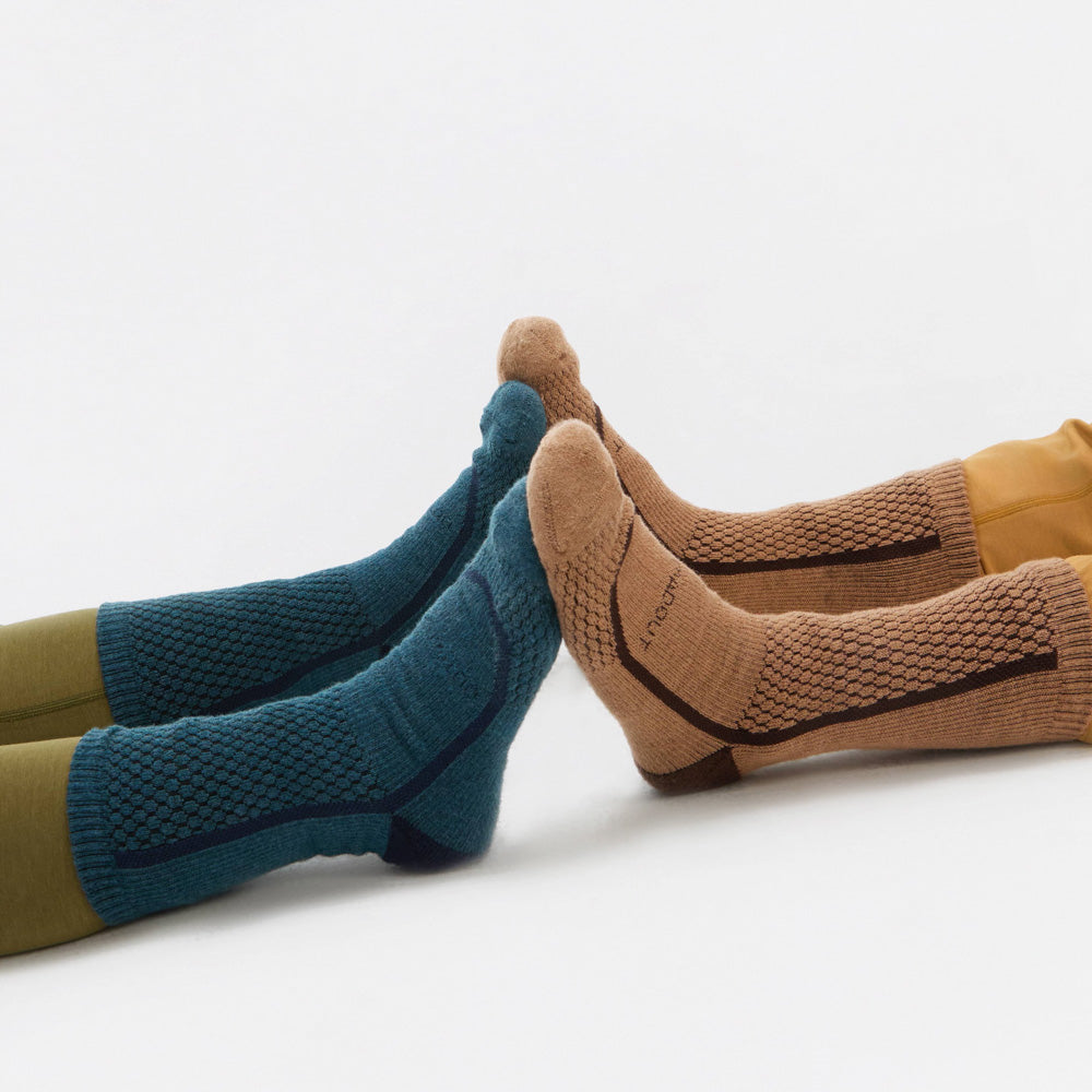 Cushioned Wool-Blend Performance Socks