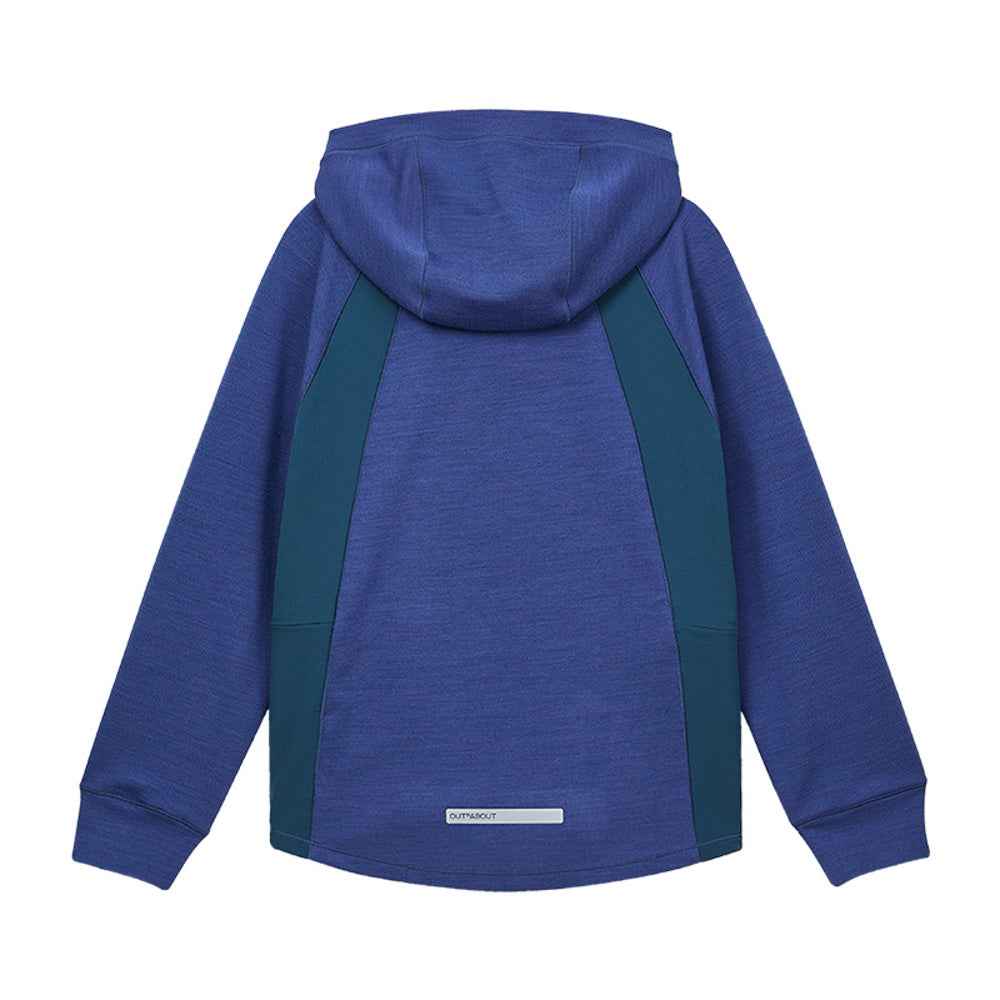 Kids Autumn Merino Wool COOLMAX Hooded Base Layer