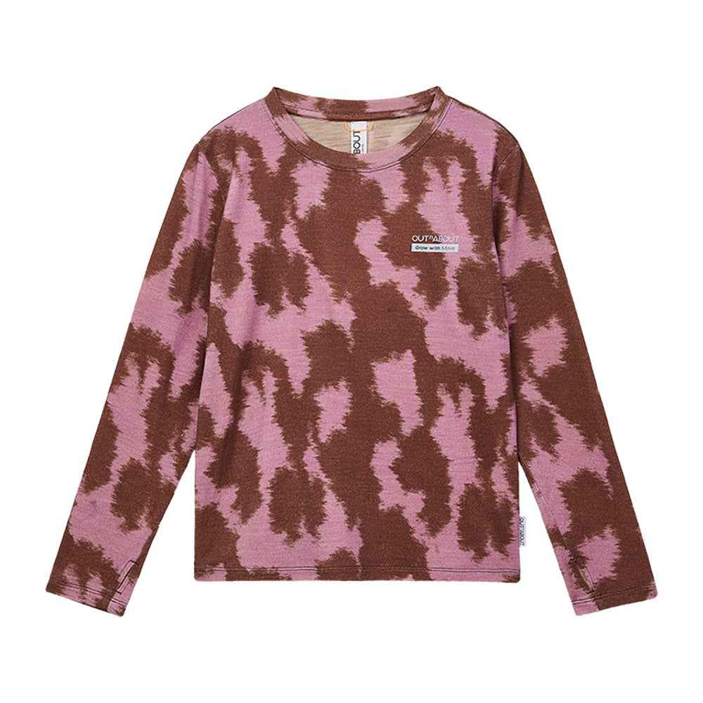 Kids 17.5μm Merino Wool LENZING™ Tencel™ Tie-Dye Graphic Tee