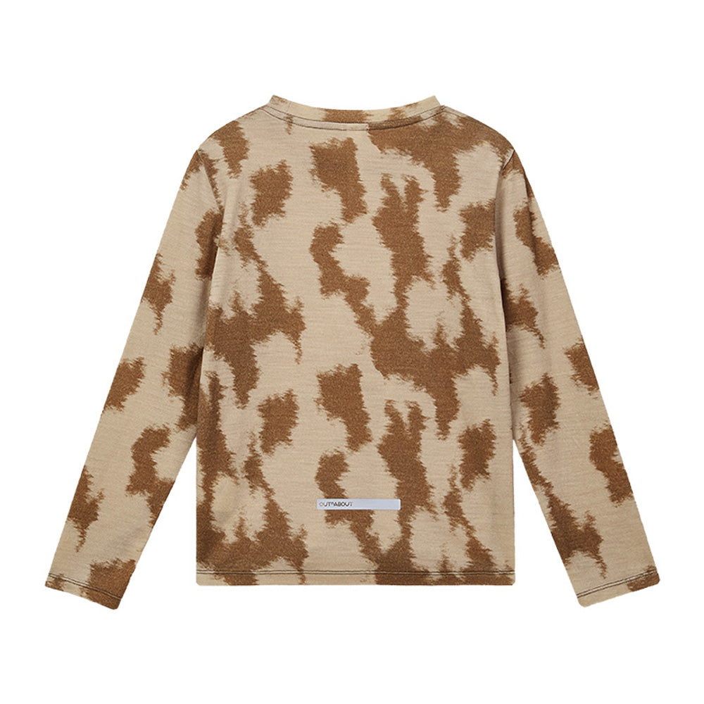 Kids 17.5μm Merino Wool LENZING™ Tencel™ Tie-Dye Graphic Tee