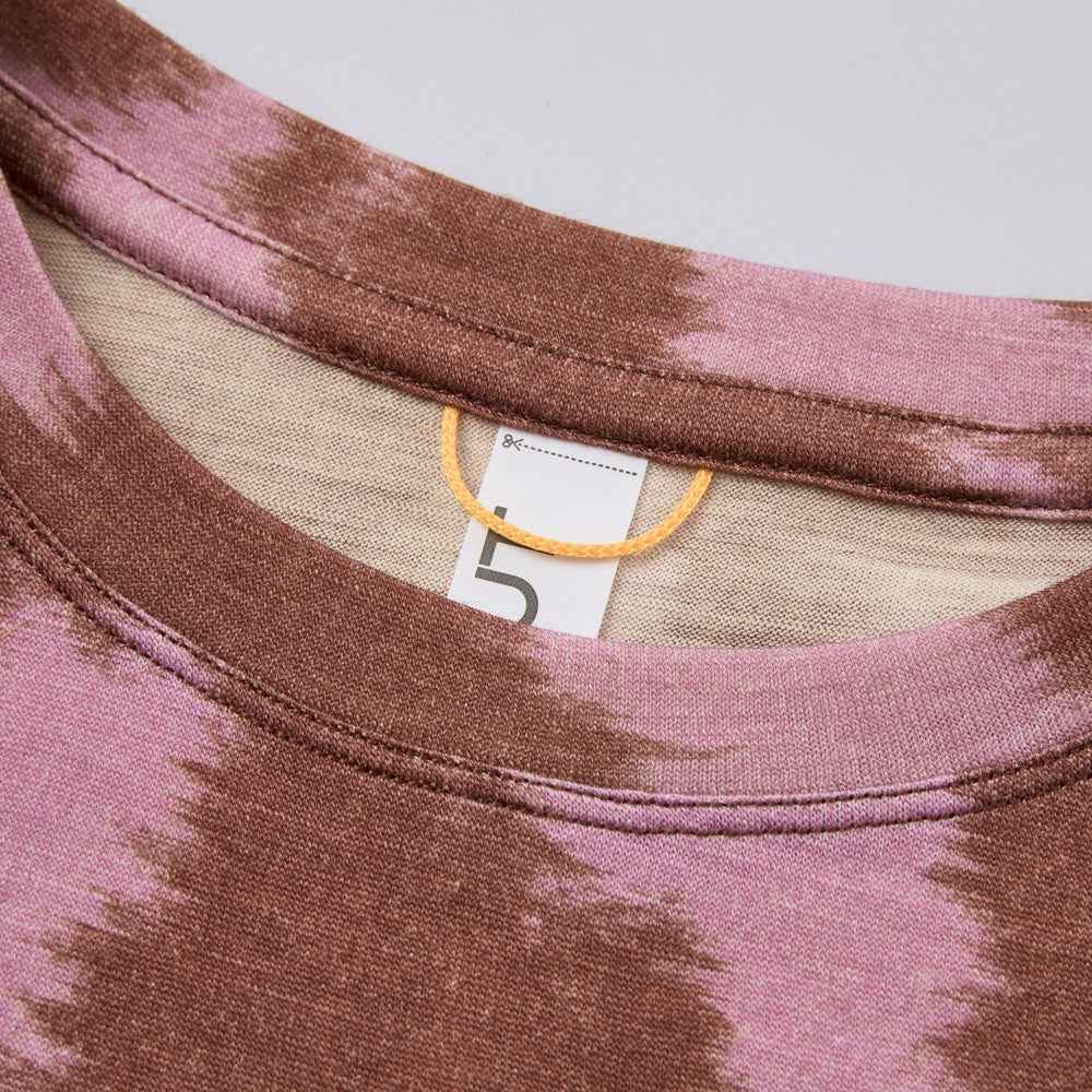 Kids 17.5μm Merino Wool LENZING™ Tencel™ Tie-Dye Graphic Tee