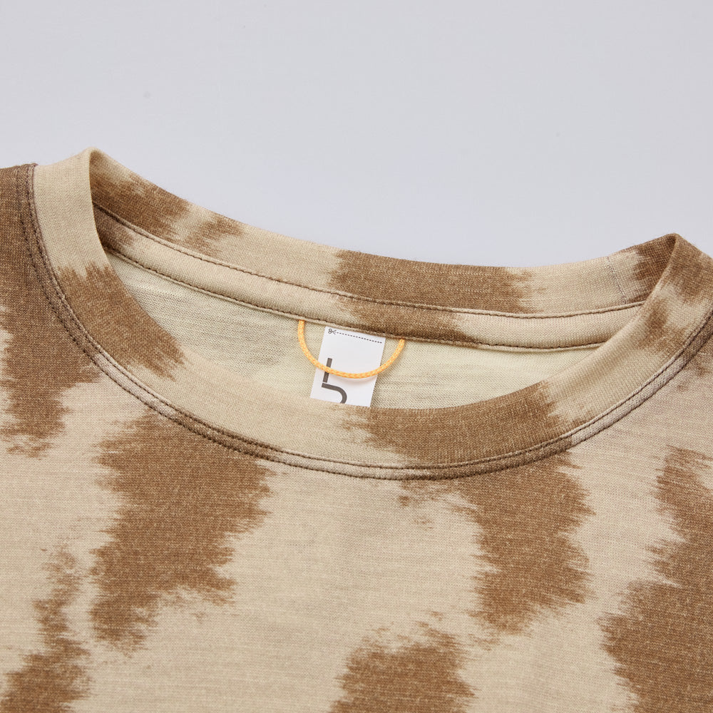 Kids 17.5μm Merino Wool LENZING™ Tencel™ Tie-Dye Graphic Tee
