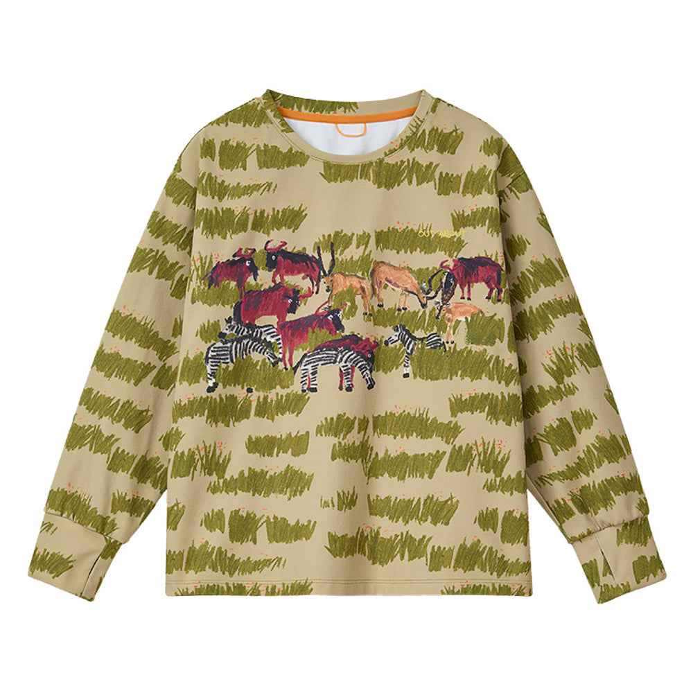 Kids Grassland Wildebeest Migration Graphic T-Shirt