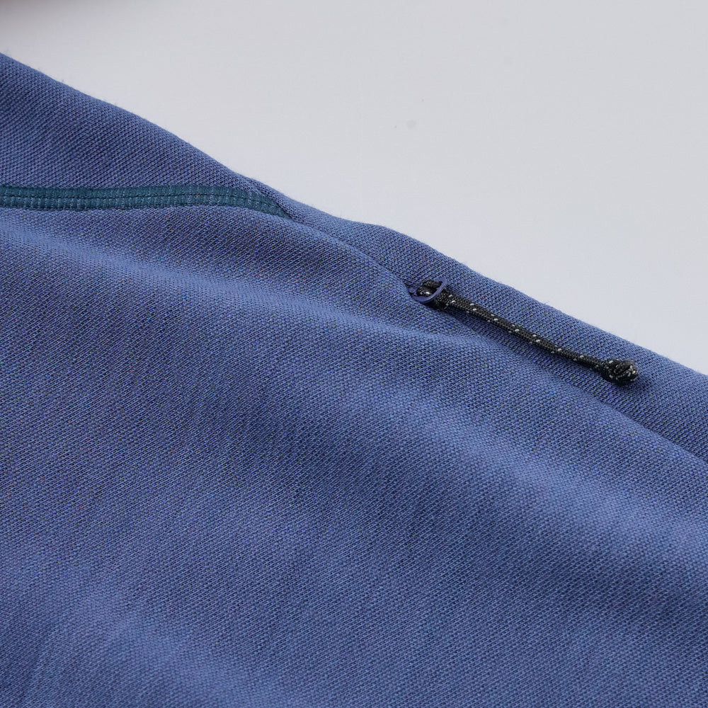 Kids Merino Wool COOLMAX Half-Zip Stand Collar Base Layer