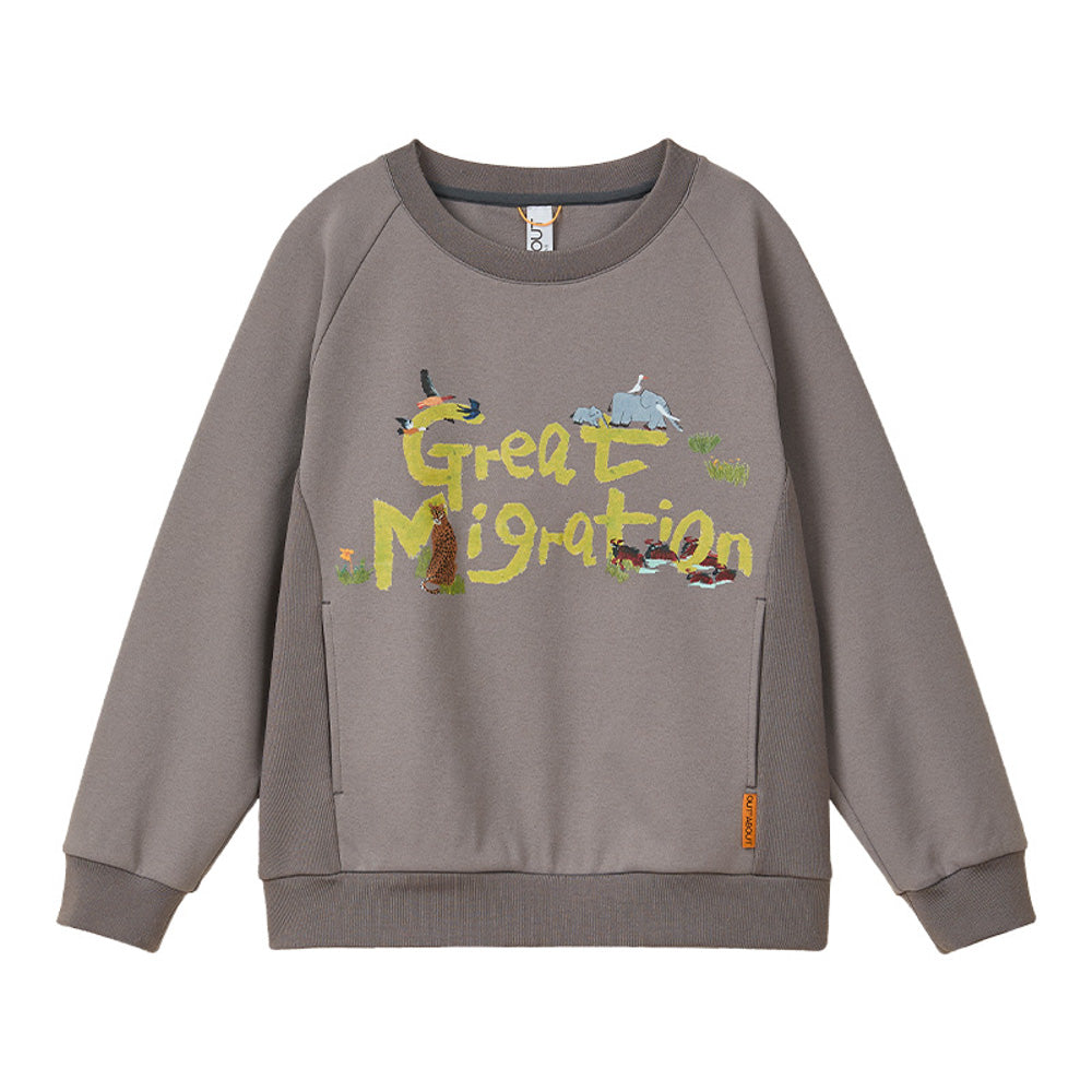 HeatHug Animal Migration Graphic Sweatshirt